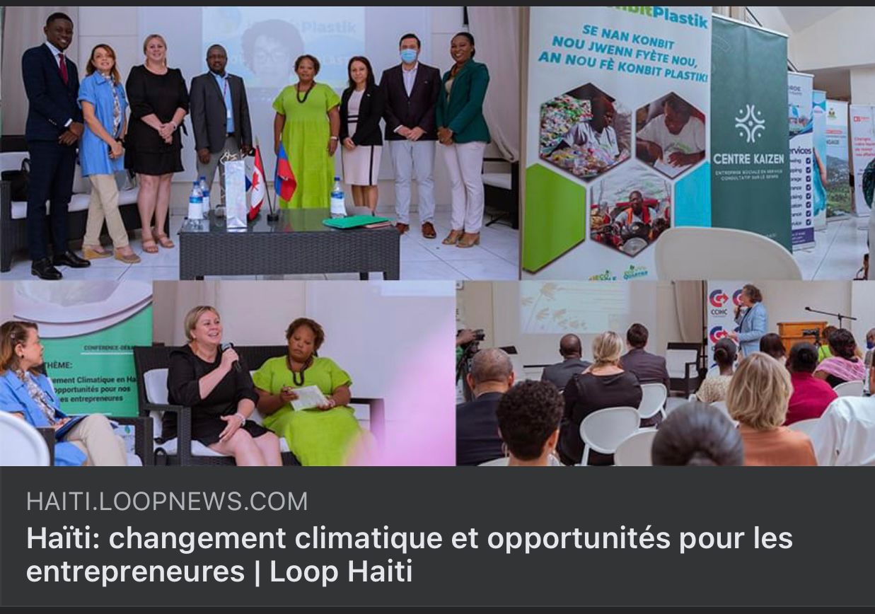 Conférence-débat : Le changement climatique en Haïti et les opportunités pour nos femmes entrepreneures